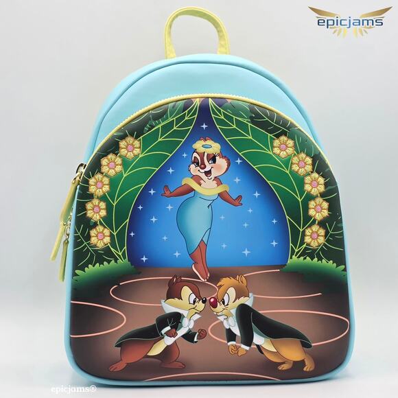 Loungefly Disney Chip ‘n’ Dale Clarice Tropical Mini Backpack Exclusive - Picture 1 of 6